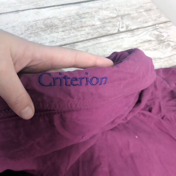 Vintage Columbia Magenta Made in Korea Bomber Style Jacket Women Size XL - Picture 8 of 9